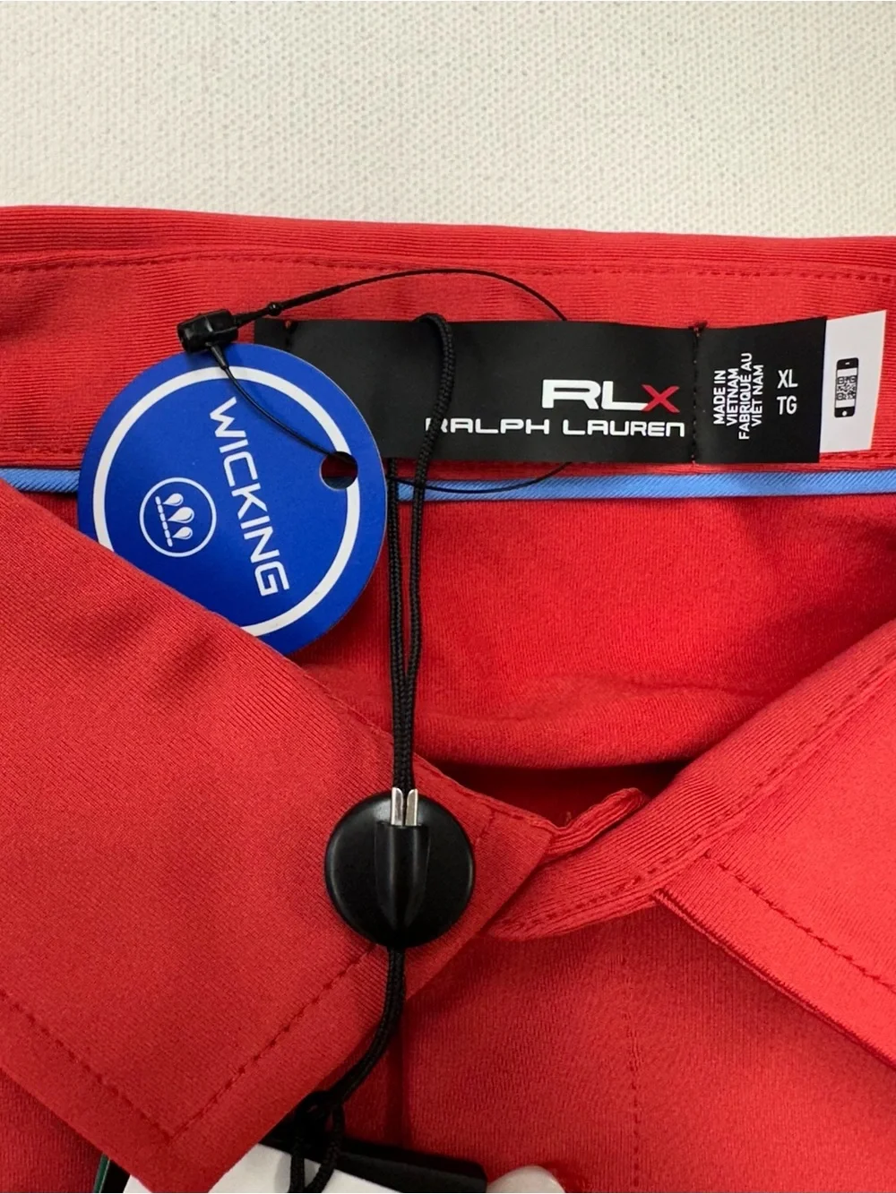 RLX Ralph Lauren Classic Fit Performance Polo Shirt Men's XL Red Golf Wicking